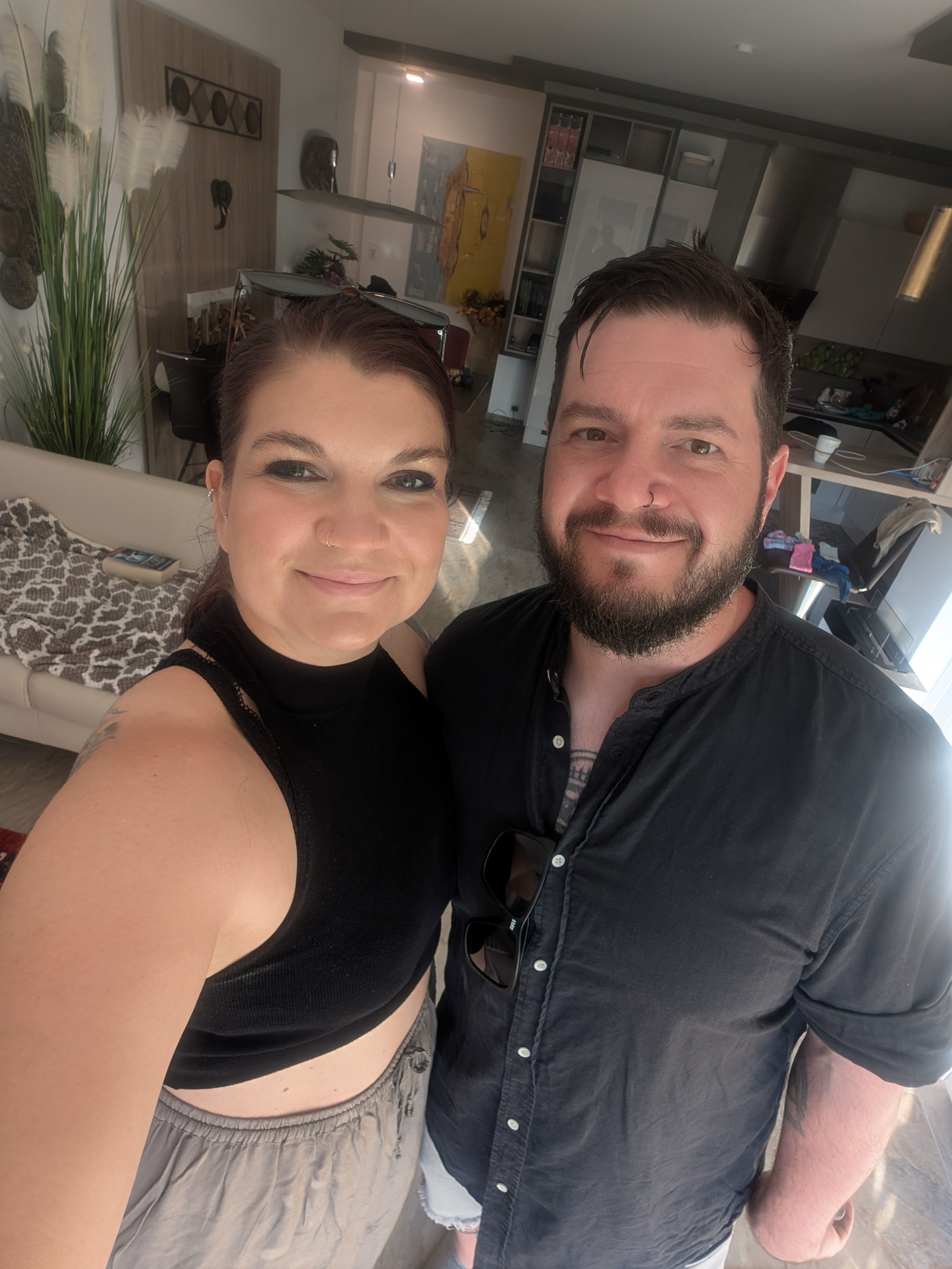 Michael und Julia zusammen — Selfie