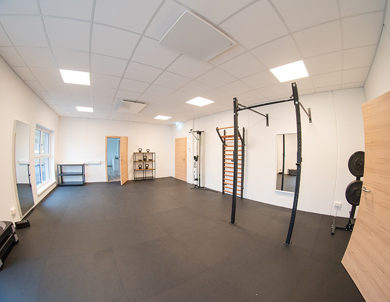 Privater Trainingsraum für ungestörtes Personal Training